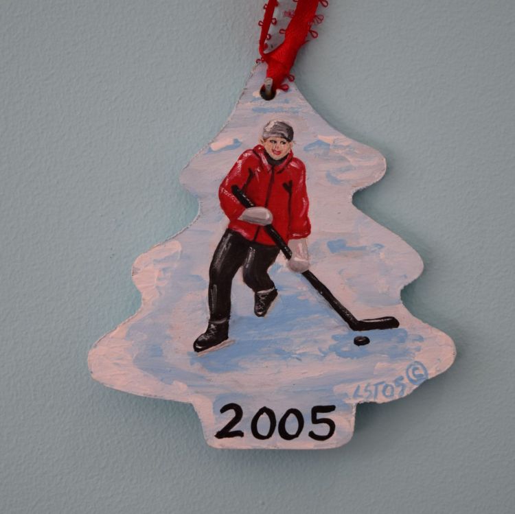 Ice Hockey Ornament