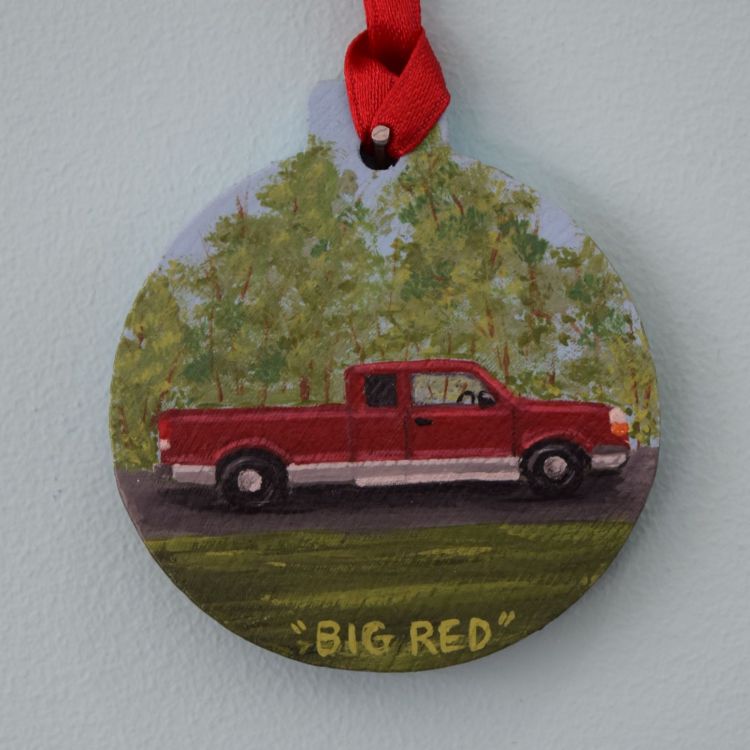 Red Truck Ornament