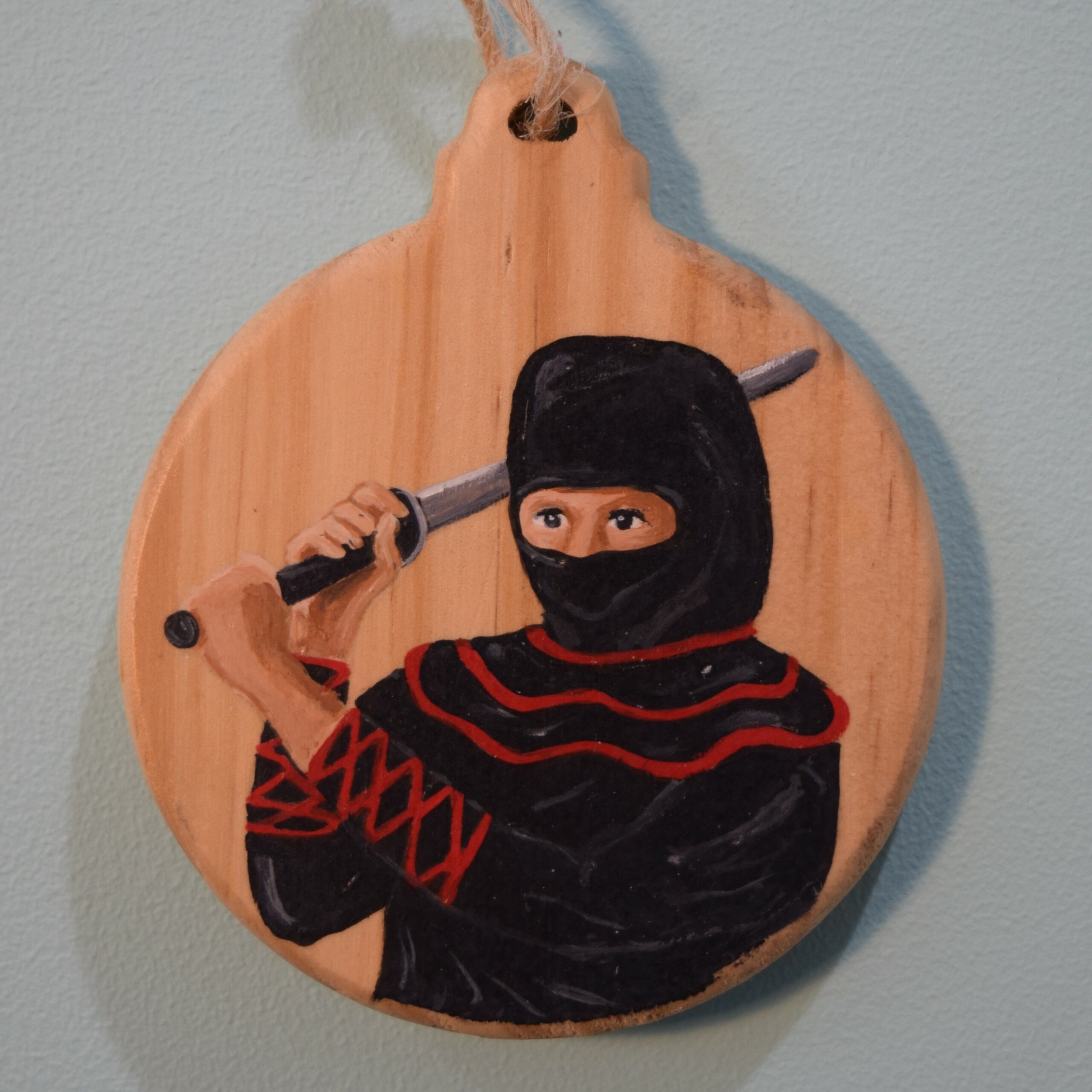 Black Ninja Ornament